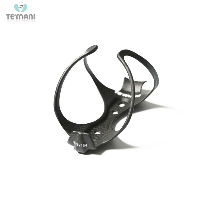 2pcs TEMANI Carbon MTB Road Bicycle Water Bottle Cage Bottle Holder 3K Black