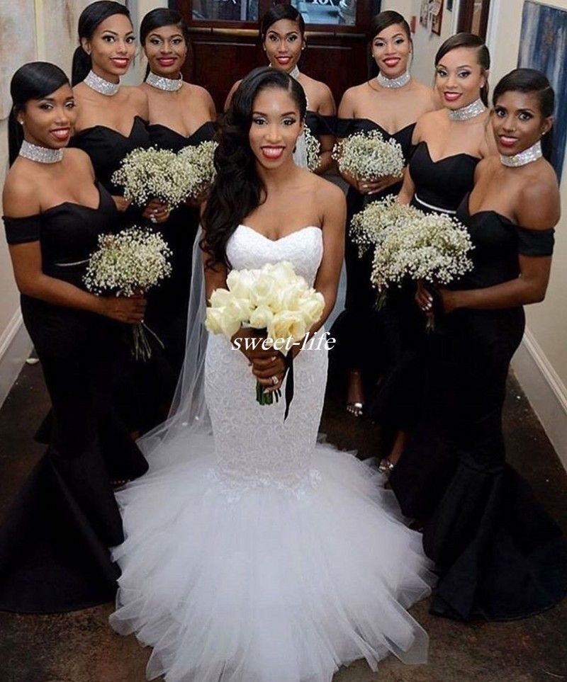 black bridesmaid dressing gown
