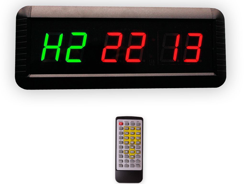 2019 EU LED Timer Boxing GYM Crossfit Tabata EMOM Interval Programmable