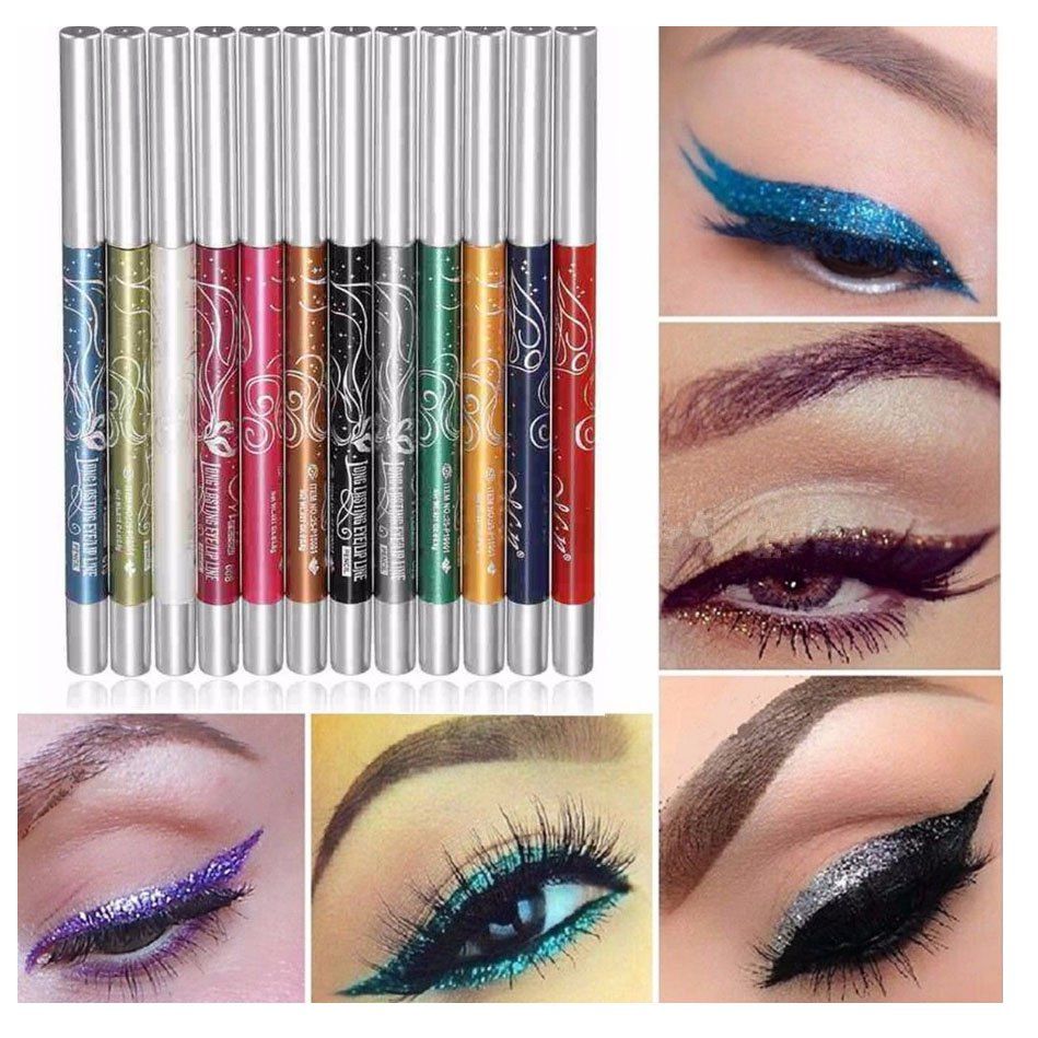 Eyeliner Auto Rotate Ultra Bright Eyeshadow Lip Liner Eyeliner Pen