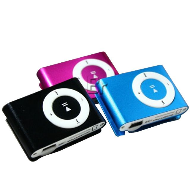 Mp3 Player Metal Clip Mp3 Player No Screen Small Clip MP3 Without Usb