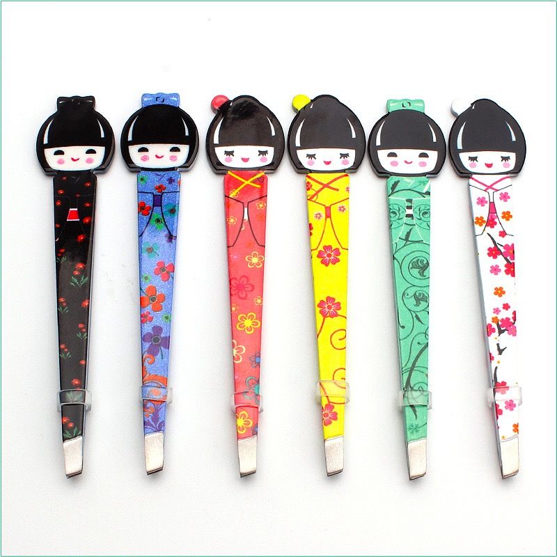 Professional Beauty Japanese Doll Tweezers Eyebrow Hair Removal