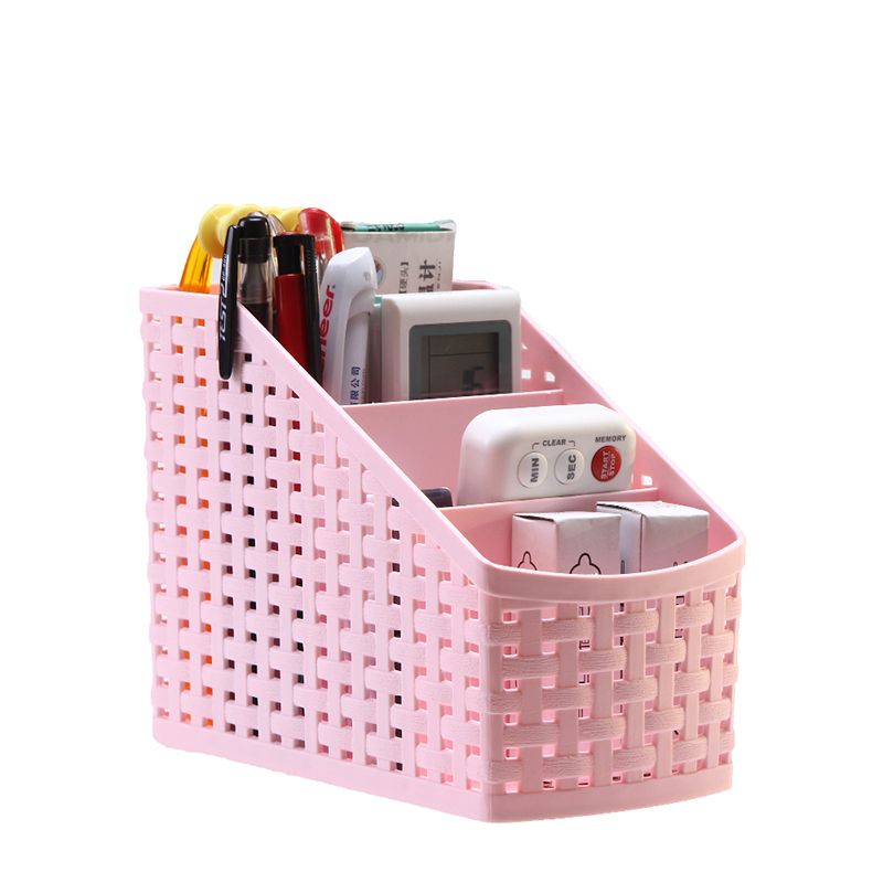 Wholesale Office Stationery Holder Four Compartment Plastic