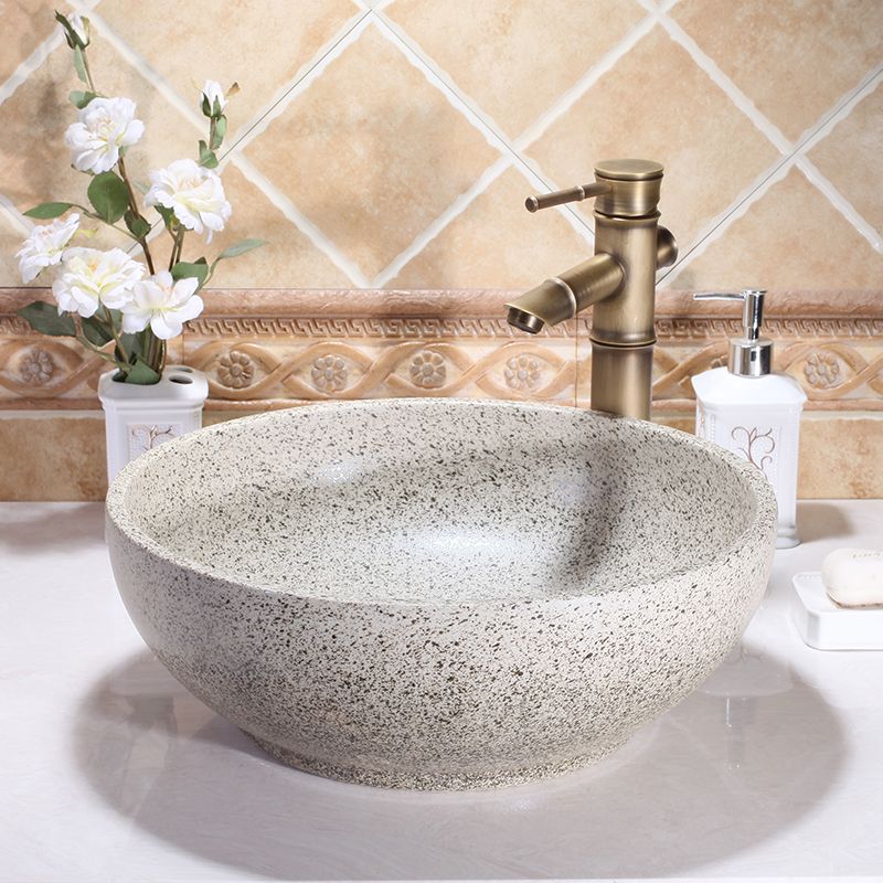 2018 Hotel High End European Style Hand Wash Basin Above Counter Art 2018 Hotel High End European Style Hand Wash Basin Above Counter Art Bathroom Round Porcelain Ceramic Vessel Sink From Nancygc 221 06 Dhgate Com