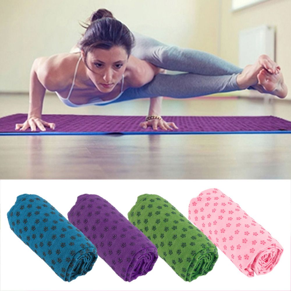 183cmx61cm Couverture de Serviette de Couverture de Matelas de Yoga Non Sportive Sport Fitness Exercice Pilates