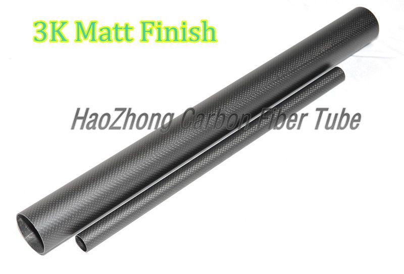 3k Carbon Fiber Tube OD 26mm x ID 22mm x 1000mm Roll Wrapped Glossy Bearings DIY