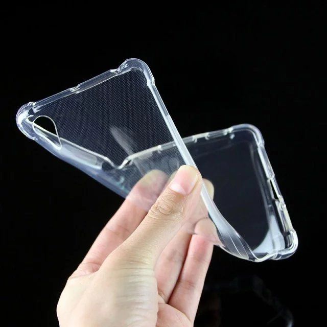 Custodia REY In Gel TPU Trasparente Per Sony Xperia L1 - Ultra Sottile 0,33mm - Morbida E Antigraffio - 4