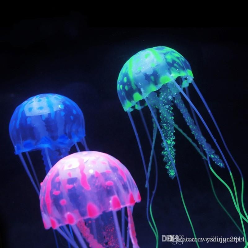 Jelly Fish Lamp Jellyfish With Simulated Ocean Background Jelly Fish Lamp Jellyfish With Simulated Ocean Background Aquarium Tank Healing Nightlight Creative Gift Home Decoratives Decorator From