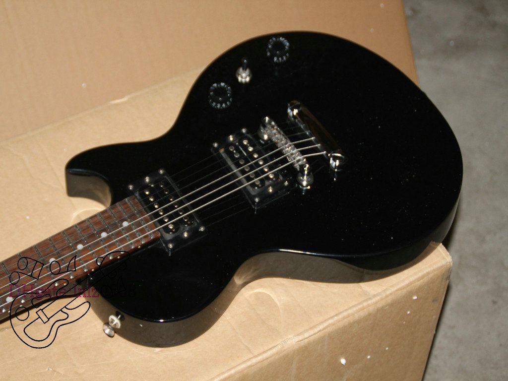 Chitarra elettrica di alta qualità della chitarra del palissandro del nero di trasporto libero di alta qualità trasporto libero