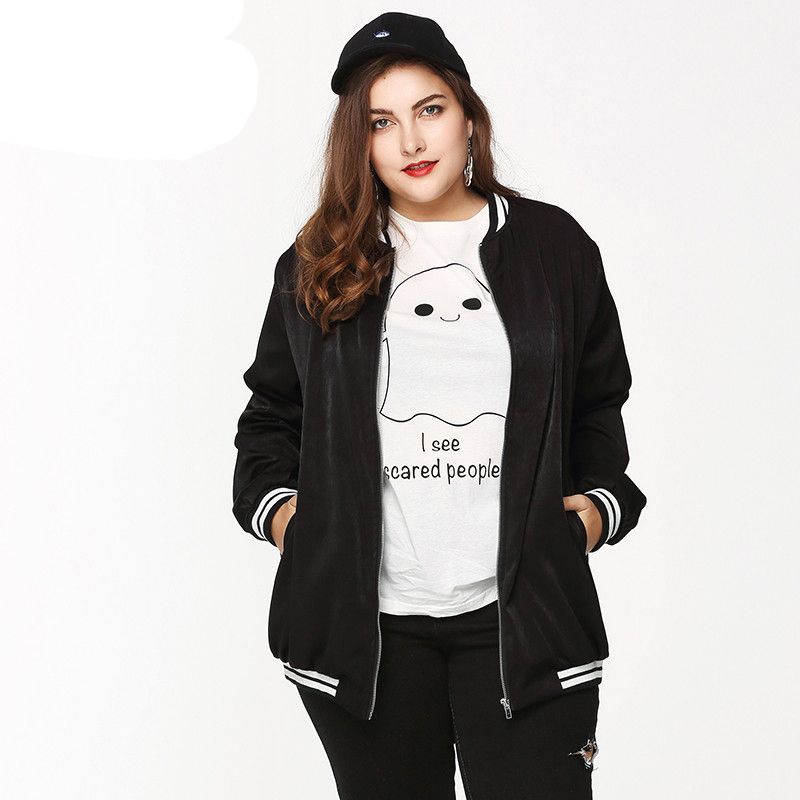 plus size bomber jacket