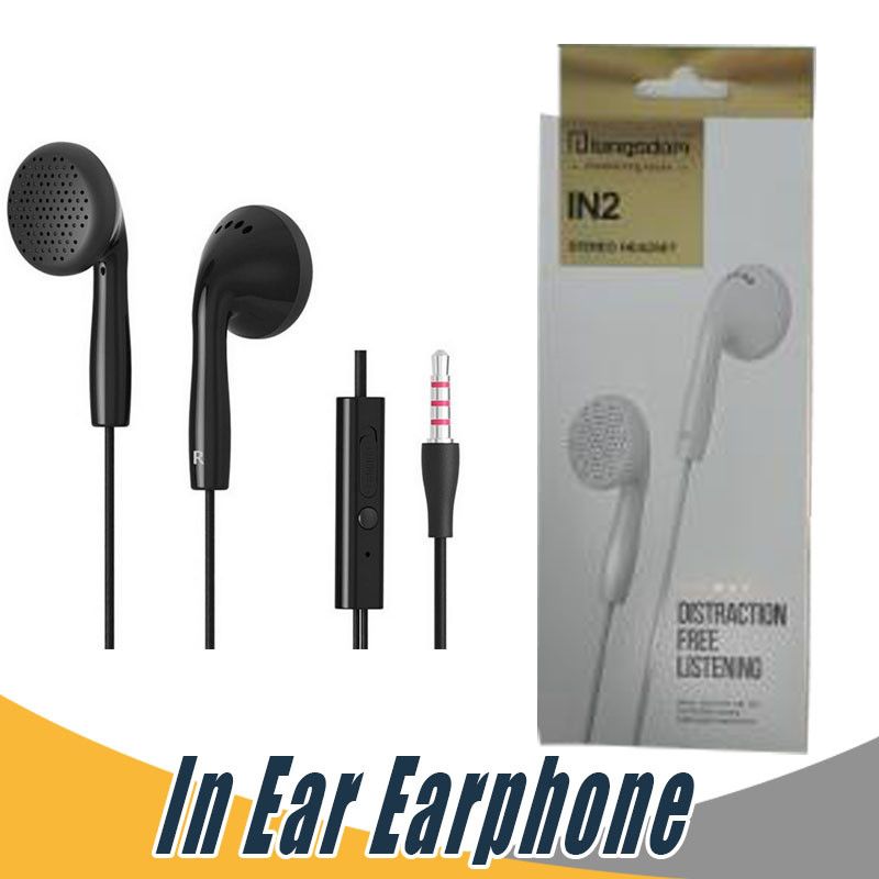 Langsdom IN2 Flat Ear Headphones Super Ba