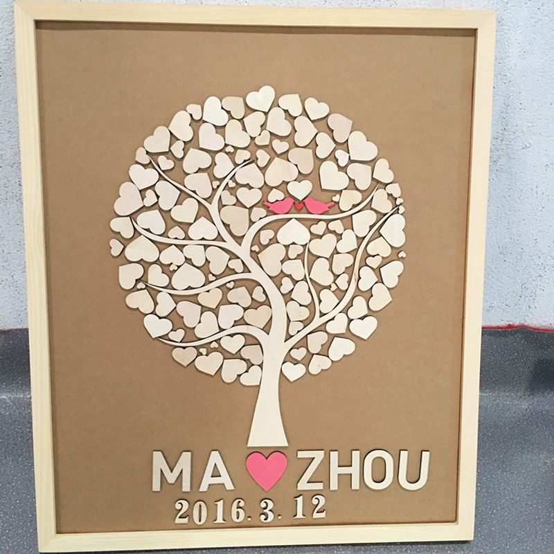 2019 Custom Wedding Guest Book Alternatives Wedding Tree Guest