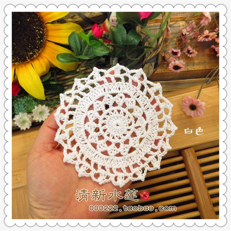 Acheter 2016 Nouvelle Arrivee Europeenne Zakka Mode Nutural Coton Crochet Dentelle Napperons Avec Decoupe Fleur Pour Table A Manger Decoration Comme Nouveaute Maison De 8 06 Du Crochet Handcraft Fr Dhgate Com