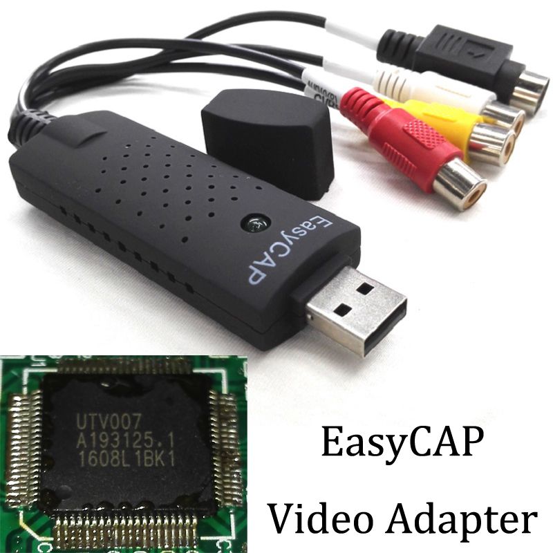 2019 High Quality Easycap USB For Video Capture Adapter For TV DVD VHS