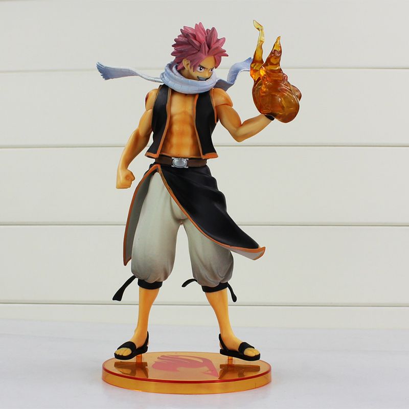 natsu and igneel statue