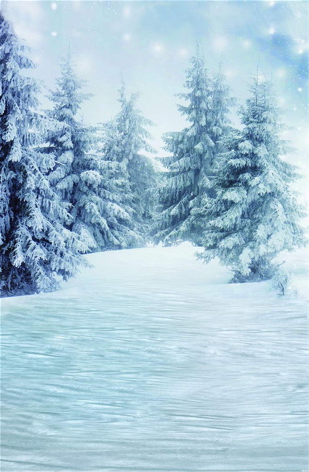 2019 Falling Snowflakes Bokeh Photography Backdrops Vinyl Winter Snow ...