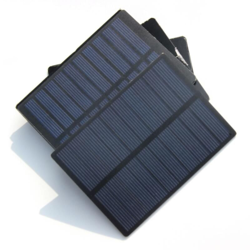 Alta qualità! Caricatore solare 110 * 80 * 3MM del pannello solare dell'ANIMALE DOMESTICO policristallino dell'ANIMALE DOMESTICO del mini modulo solare di 5W 5V 5W Trasporto libero