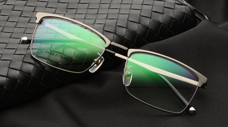 Acquistare Occhiali Da Vista Grandi Montature Occhiali Complete Montatura  In Titanio Mens Colori Neri Drop Shipping Occhiali Da Vista Da Uomo  Economico | Consegna Veloce E Qualità | DHgate Italy