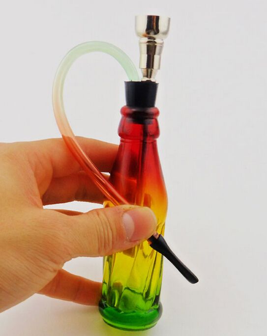 2019 Fast High Quality Portable Mini Glass Hookah Goods Into Bongs