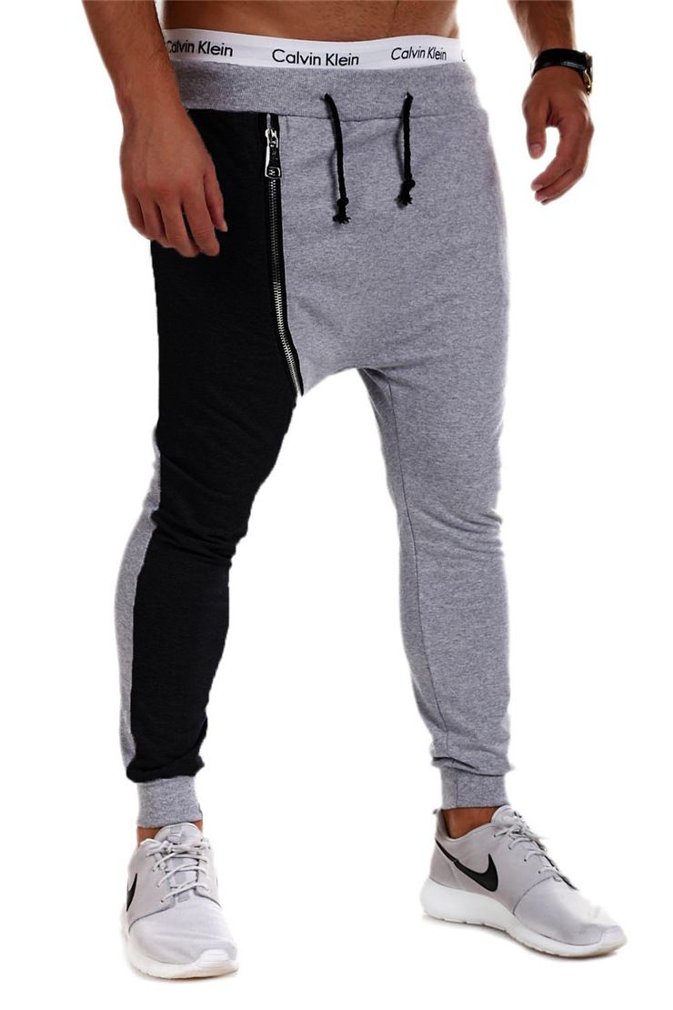 2017 Justin Bieber Hip Hop Harem Pants Men Baggy Drop Crotch Sport ...