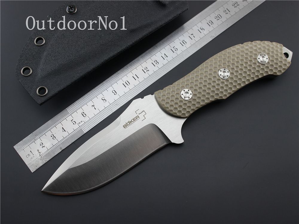 2019 BOKER High Quality Tactical Fixed Blade Knife Material D2 Blade