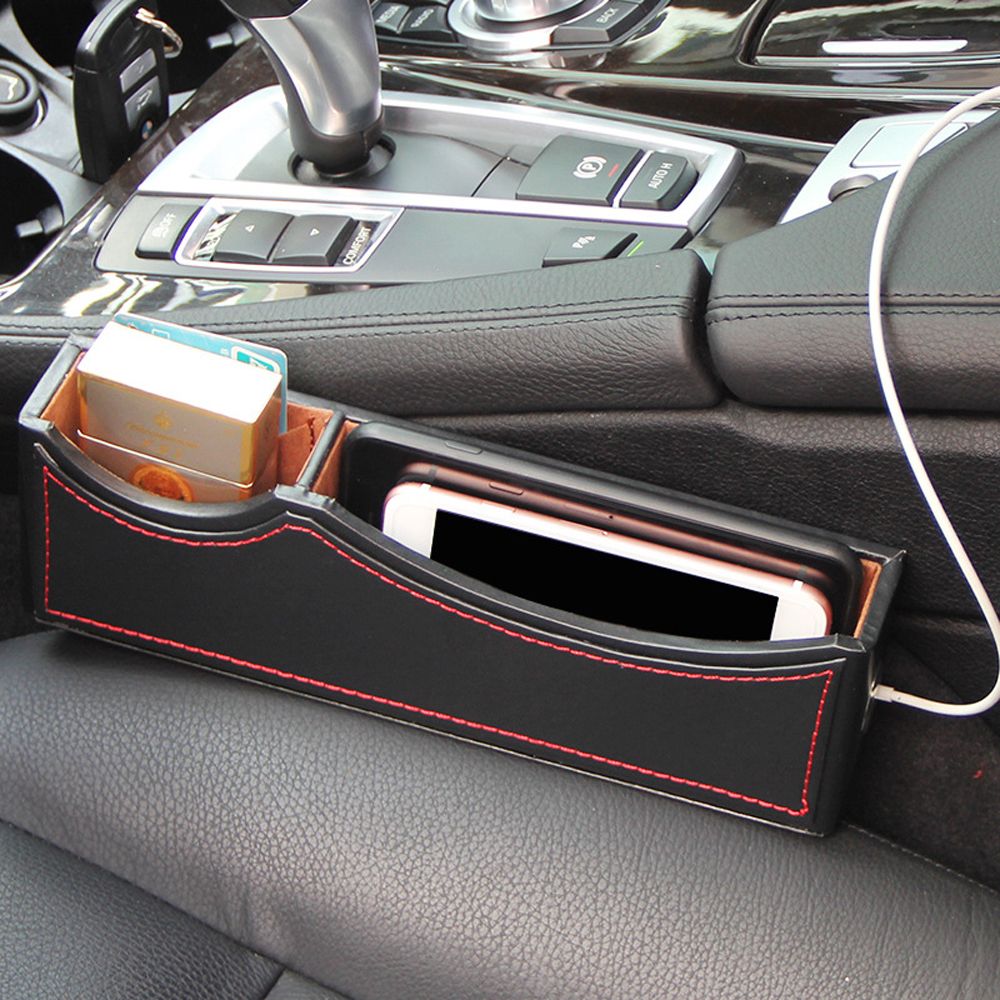 2018 Pu Leather Car Seat Gap Filler Organizer Console Side 2018 Pu Leather Car Seat Gap Filler Organizer Console Side Catcher Storage Box Black From Yuanyings 20 1 Dhgate Com