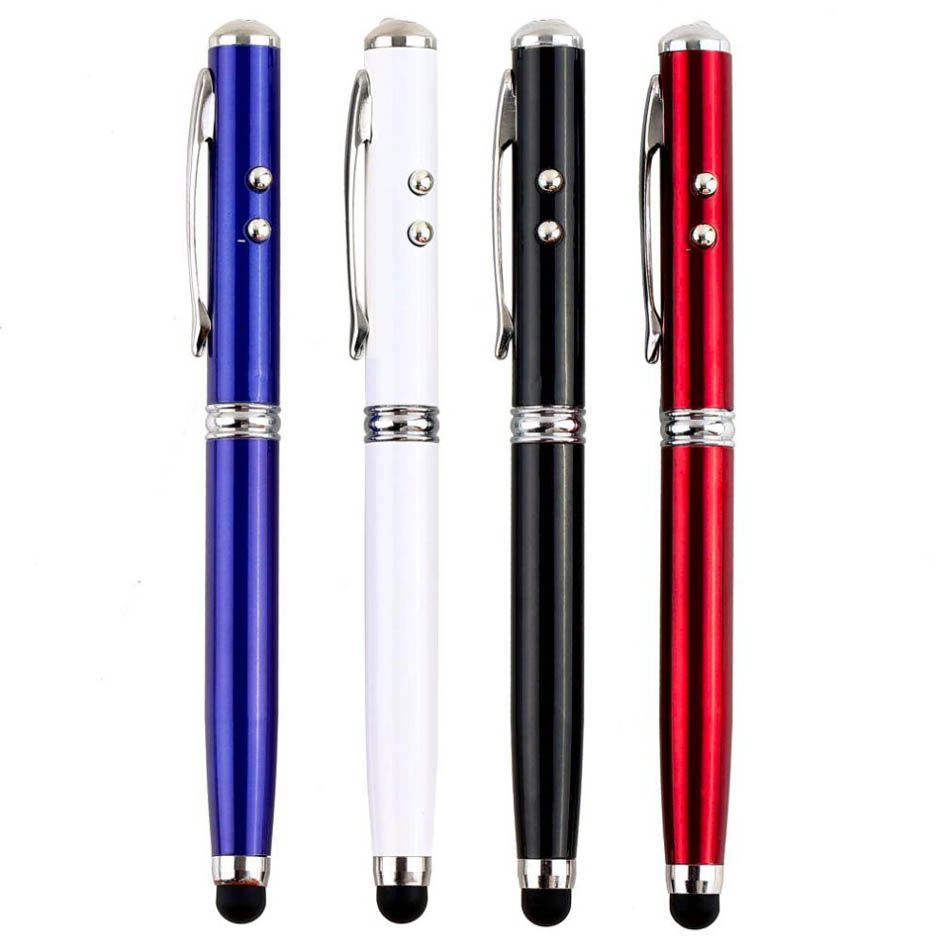 4 in 1 stylus touch pens with laser pointer led touch screen stylus touch pens
