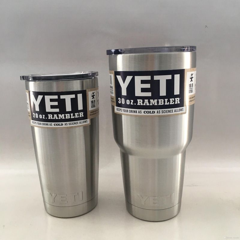 304 Stainless Steel 30oz Yeti Cups Cooler YETI Rambler Tumbler Cup