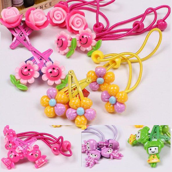 Children'S Hair Accessories Girls Barrettes Kids Korean Flower Clip
