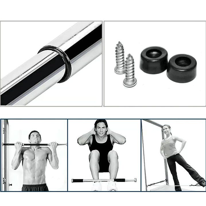 2020 Indoor Gymbar Home Door Way Pull Up Rod Hard Metal Bar Fitness