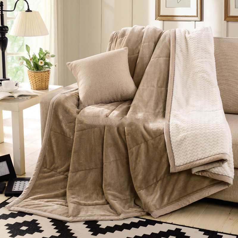 king size fleece blanket on the bed sofa thick winter blankets super soft king size blankets
