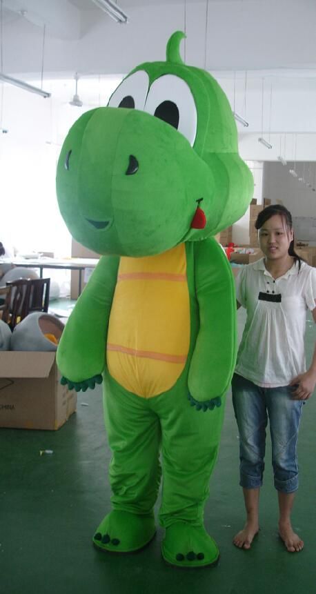 Big Head Yoshi Dinosaur Super Mario Maskottchen Mascot From Wjsk588,  $231.48 | Dhgate.com