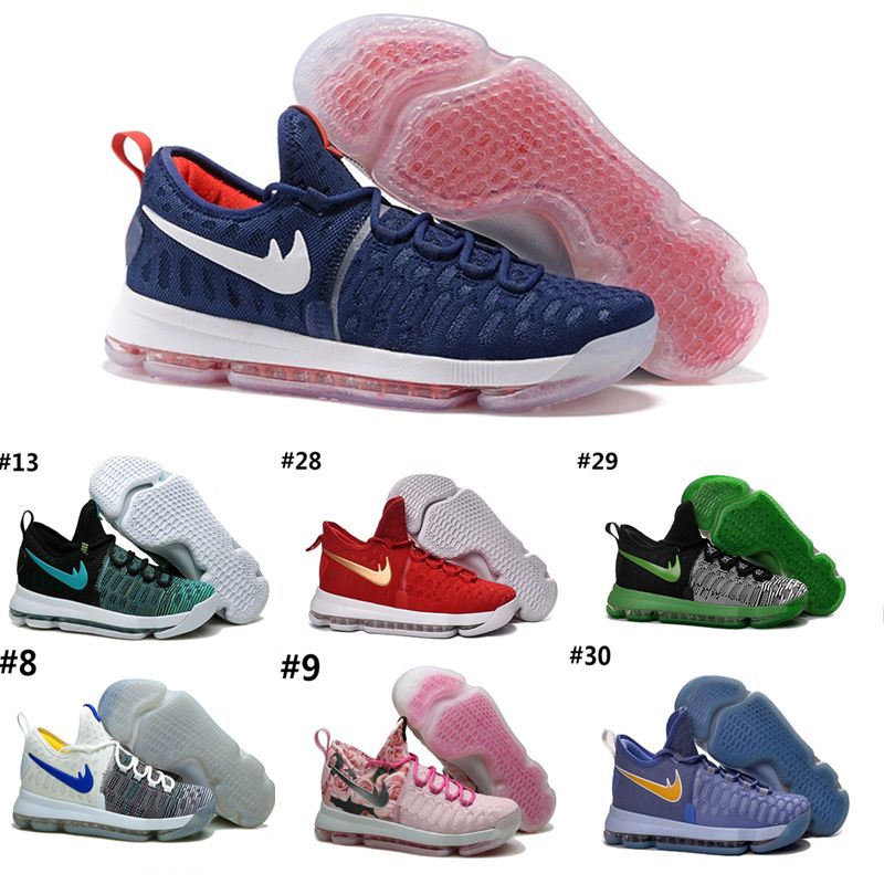 2016 Top Quality Kevin Kd 9 Team Usa Gold Medal Mens Basketball Shoes Cheap Sale Durant Airs Cushion Sneakers Size 7 12 Sneakers Shoes Shoes For Men From ...