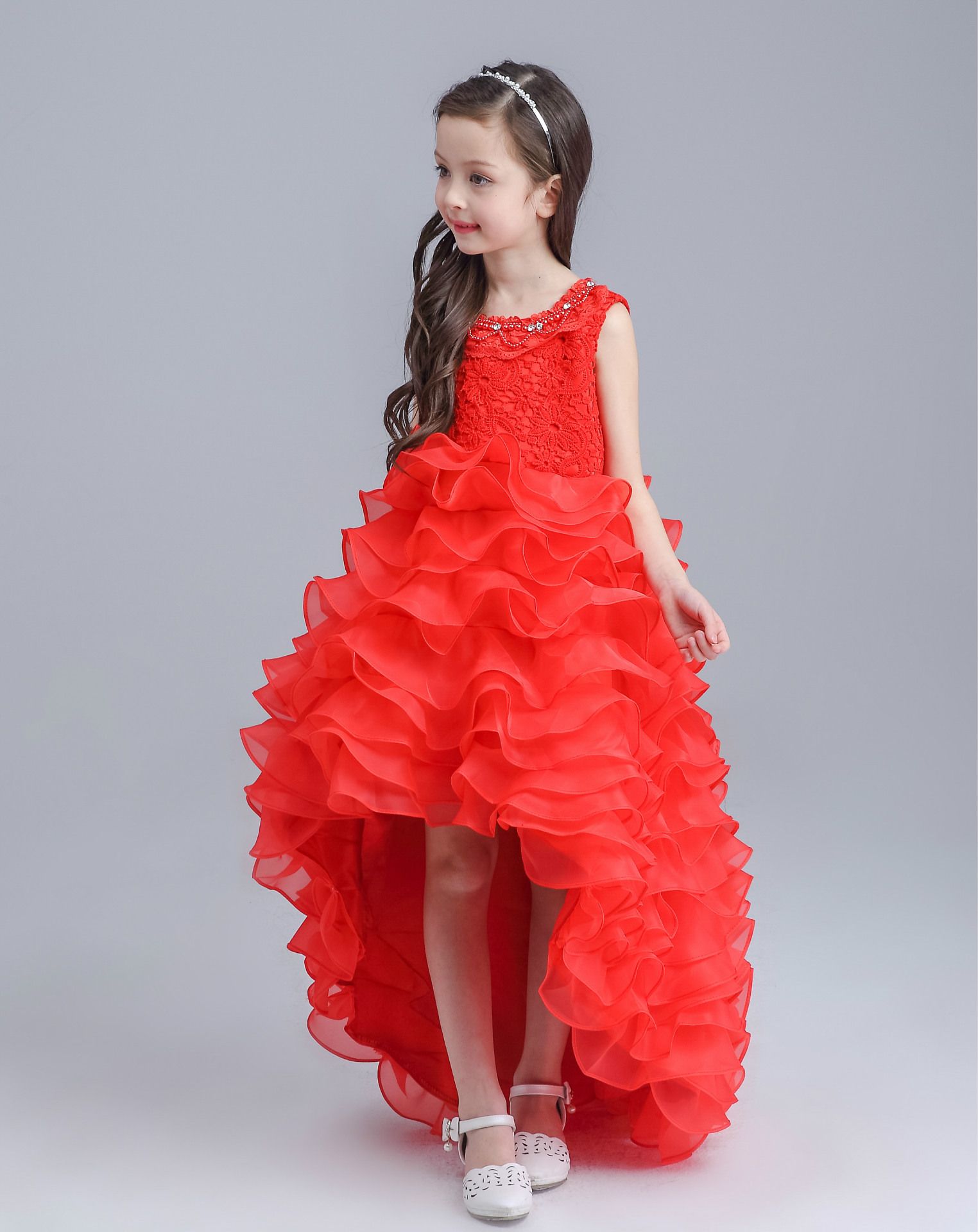 red wedding dresses for girls