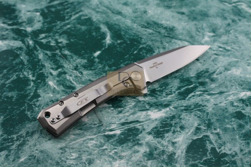 Zero Tolerance Rexford ZT0808 Bearings Flipper Titanium D2 Blade