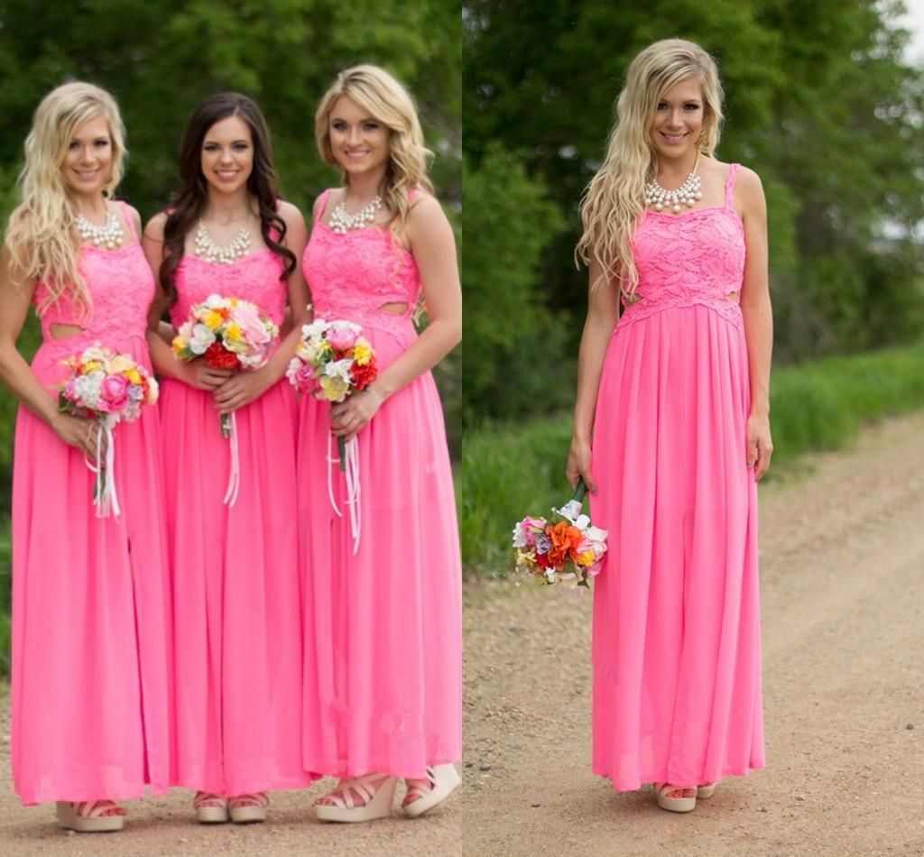 bridesmaid dresses fuschia pink