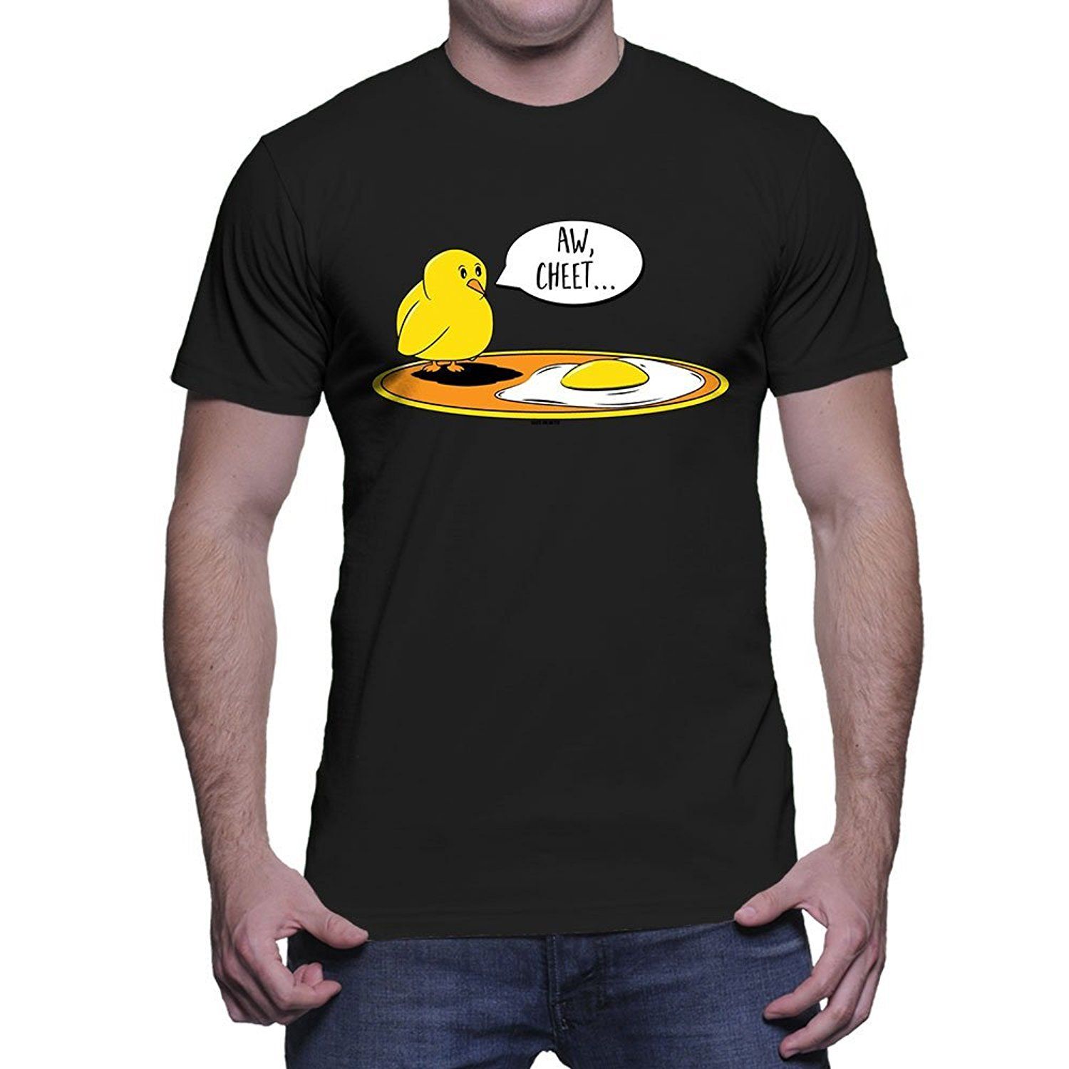 Adult Size Funny Tshirts Mens Aw Sheet Chicken Egg T Shirt Premium