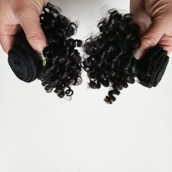 Kupit Optom Krasivaya Koroleva Malajzii Brazilskie Volosy Devstvennicy Novyj Korotkij Tip 6 10 Dyujmov Kudryavyj Vyushiesya Chernaya Zhenshina Populyarnyj Indijskij Remi Volosy 50 G Sht 6 Sht Lot Ottaoguoqiangcmx V