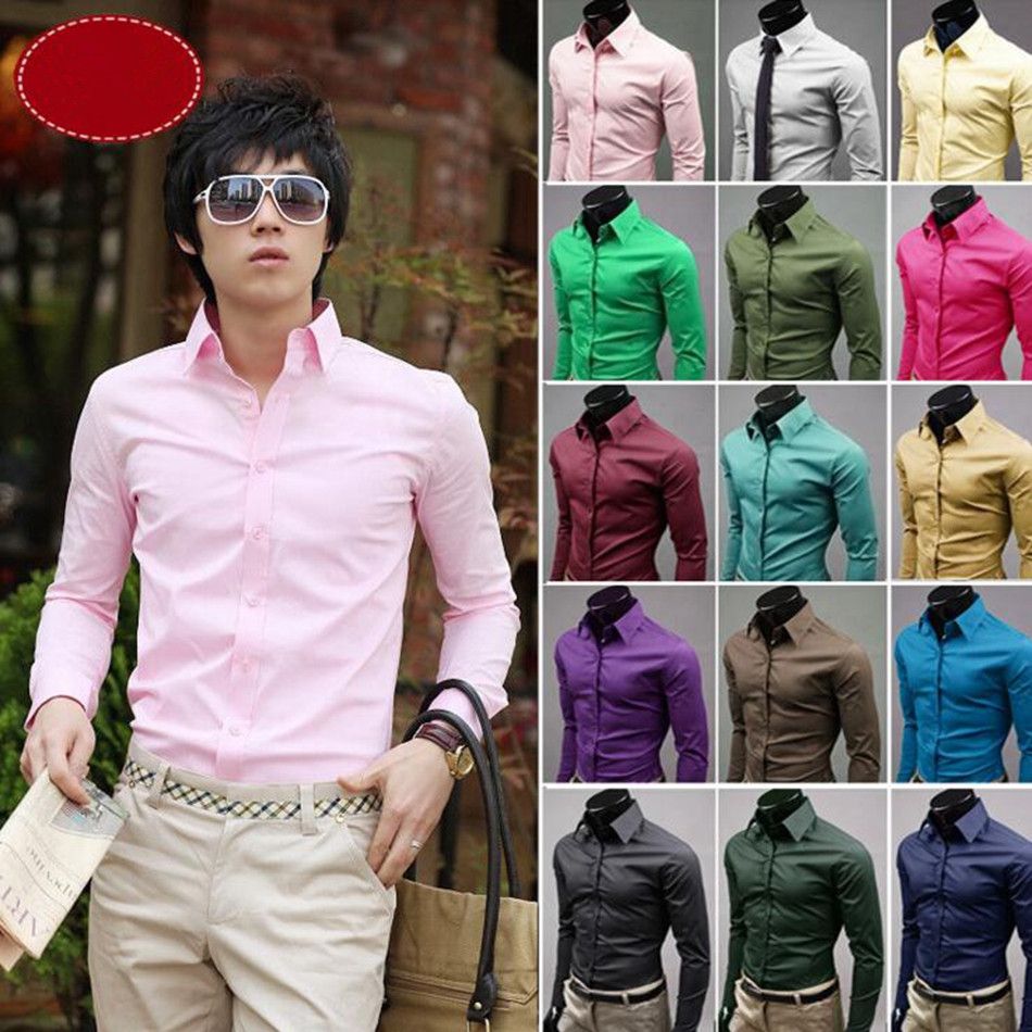 slim fit smart shirts