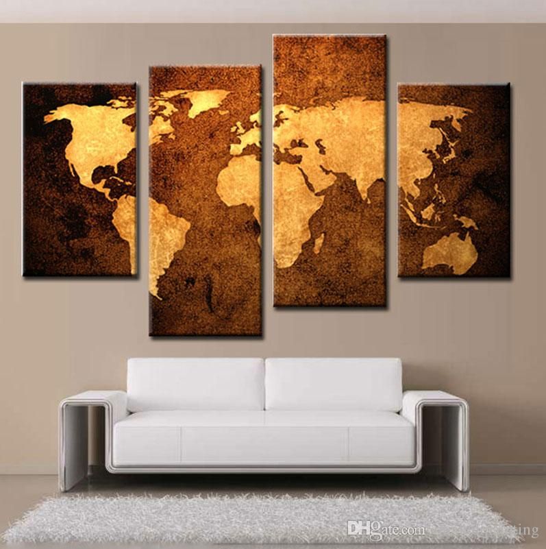 4 Piece Wall Art buy cheap paintings for big save, modern art space world map 4 Piece Wall Art buy cheap paintings for big save, modern art space world map