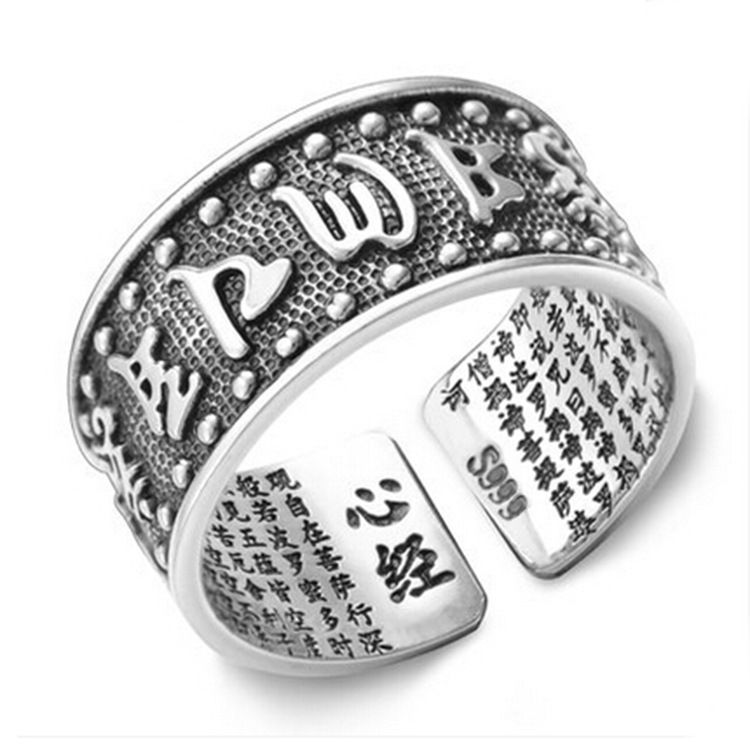 High Quality Chinese Beier Buddha Ring 100% 925 Thai Sterling Sliver ...