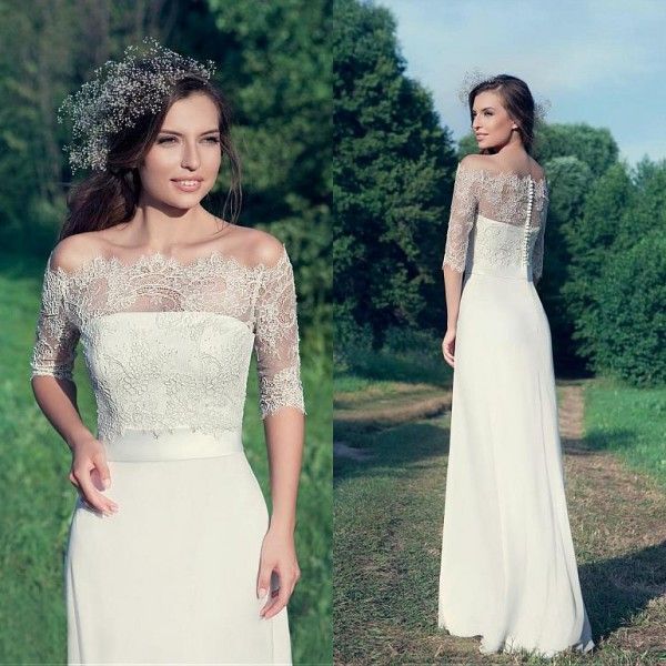 Elegant Rustic Wedding Dresses 10