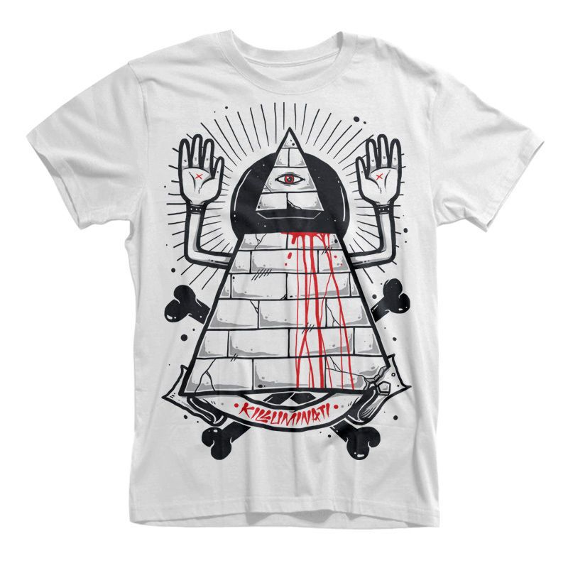 Killuminati Printed T Shirt Urban Art Hipster Street Mens
