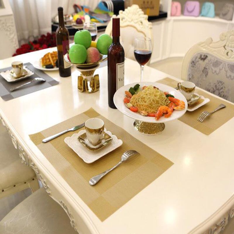 2018 Whole Waterproof Kitchen Placement Pvc Dining Table Mat Whole Waterproof Kitchen Placement Pvc Dining Table Mat Disc Pads Bowl Pad Coasters