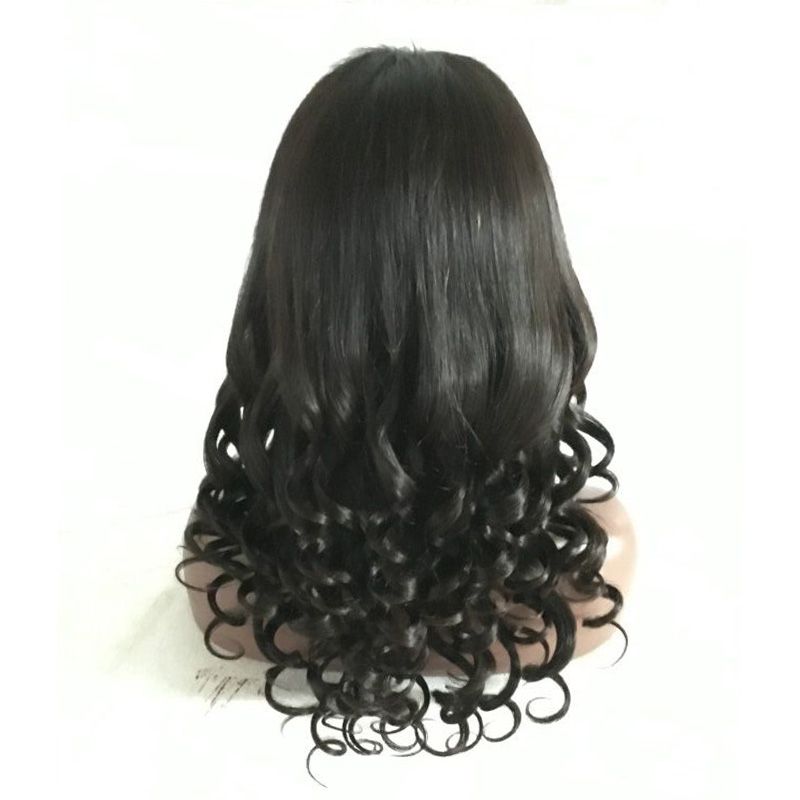 New Stlye Straight To Curly Hair Style Brazilian Human Hair Full