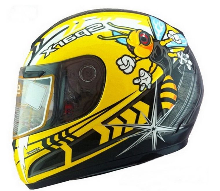 DOT ECE US SPARX Full Face Motorcycle Helmet ABS Motorcycle Racing