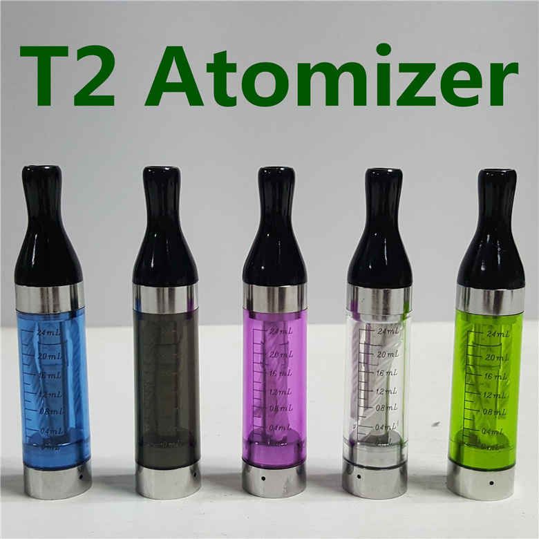 T2 Atomizer Electronic Cigarettes Vaporizer T2 Clearomizer 2.4ml Long