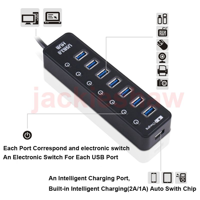 Usb Charging Hub >> 2019 7 Port Usb 3 0 Hub 1 Port Usb Charging Speed 8port Usb Hub 3 0 Usb Charging Hub >> 2019 7 Port Usb 3 0 Hub 1 Port Usb Charging Speed 8port Usb Hub 3 0