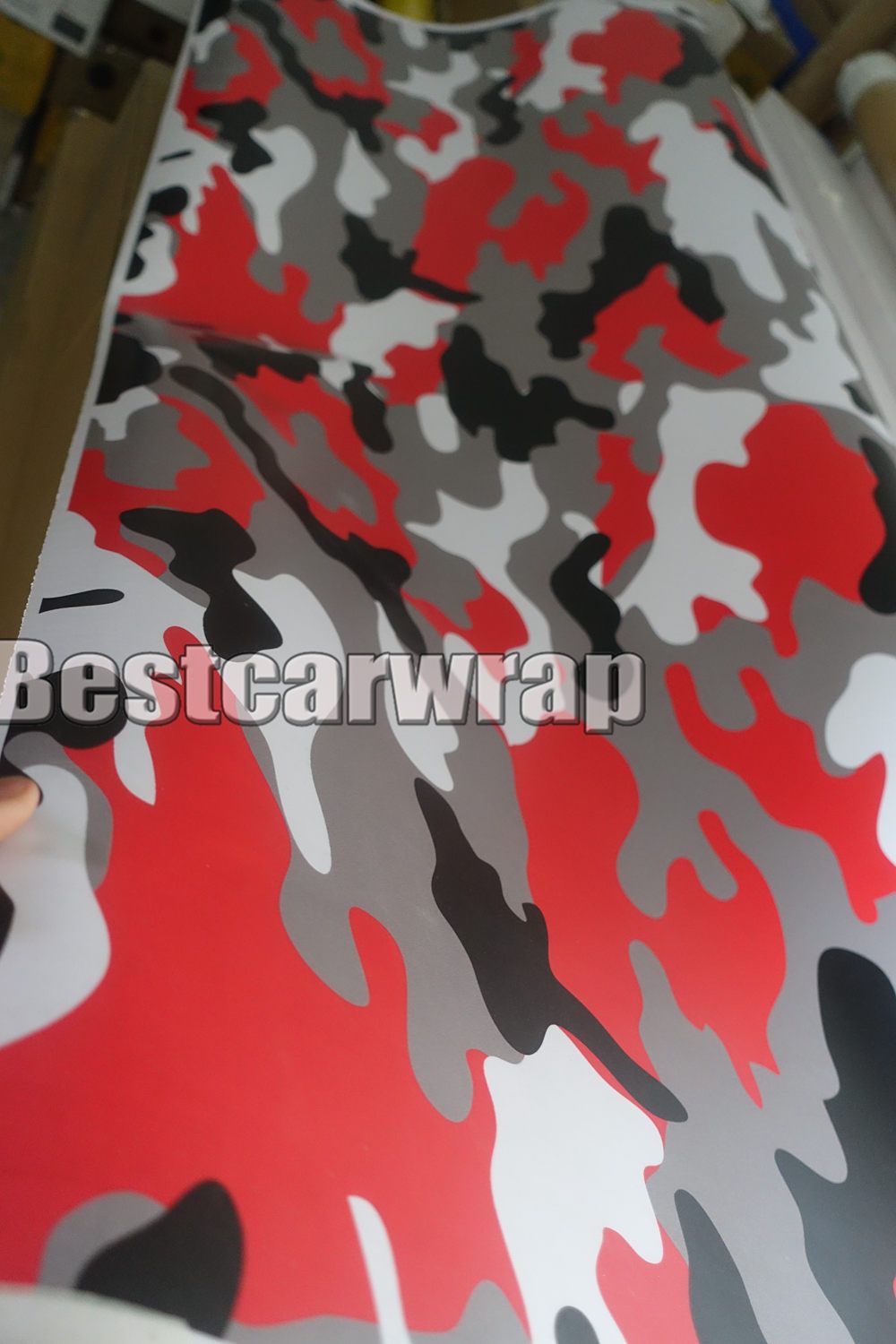 Grosshandel Rot Schwarz Weiss Camo Vinyl Full Car Wrapping Camouflage Folienaufkleber Mit Camo Truck Abdeckfolie Glanzend Matt 1 52 X 30 M Von Bestcarwrap 119 48 Auf De Dhgate Com Dhgate