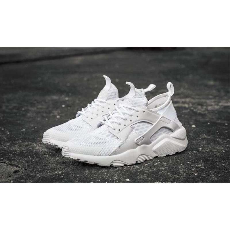 pink black and white huaraches